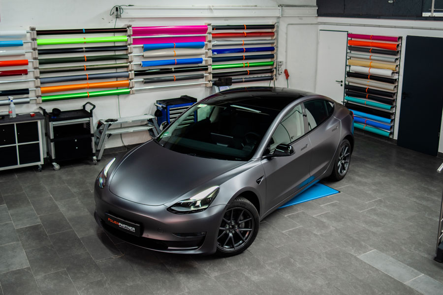 Tesla Model Y Armaturenbrett Folierung inkl. Türen - Folierung - Shop